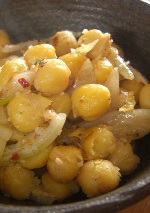 スリランカ★ひよこ豆とココナツの炒めもの-レシピのメイン写真