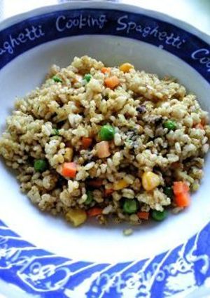 簡単！混ぜるだけの玄米カレーピラフ-レシピのメイン写真