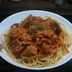 スモークサーモンのトマトクリームパスタ-レシピのメイン写真