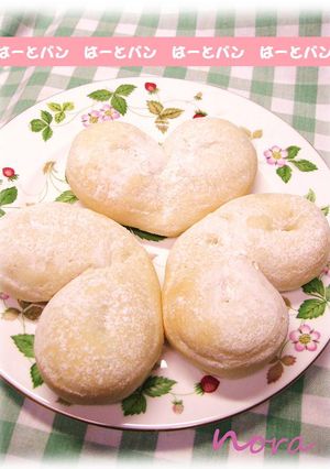 ♡パンにホワイトチョコクリームサンド♬-レシピのメイン写真