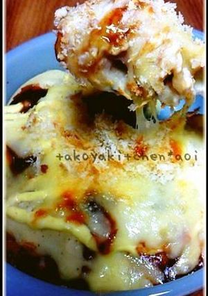 【たこ焼き02】たこ焼きグラタン-レシピのメイン写真