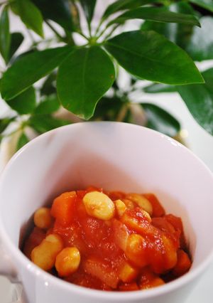 子供も夢中♡大豆のトマト煮-レシピのメイン写真
