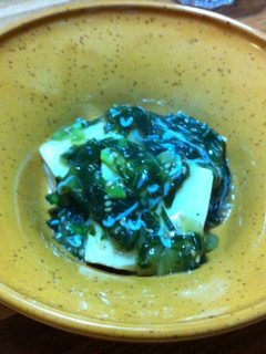 野沢菜漬のあんかけ豆腐-レシピのメイン写真