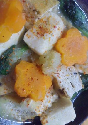 だし汁じゅわ♡がんもと高野豆腐のみぞれ煮-レシピのメイン写真