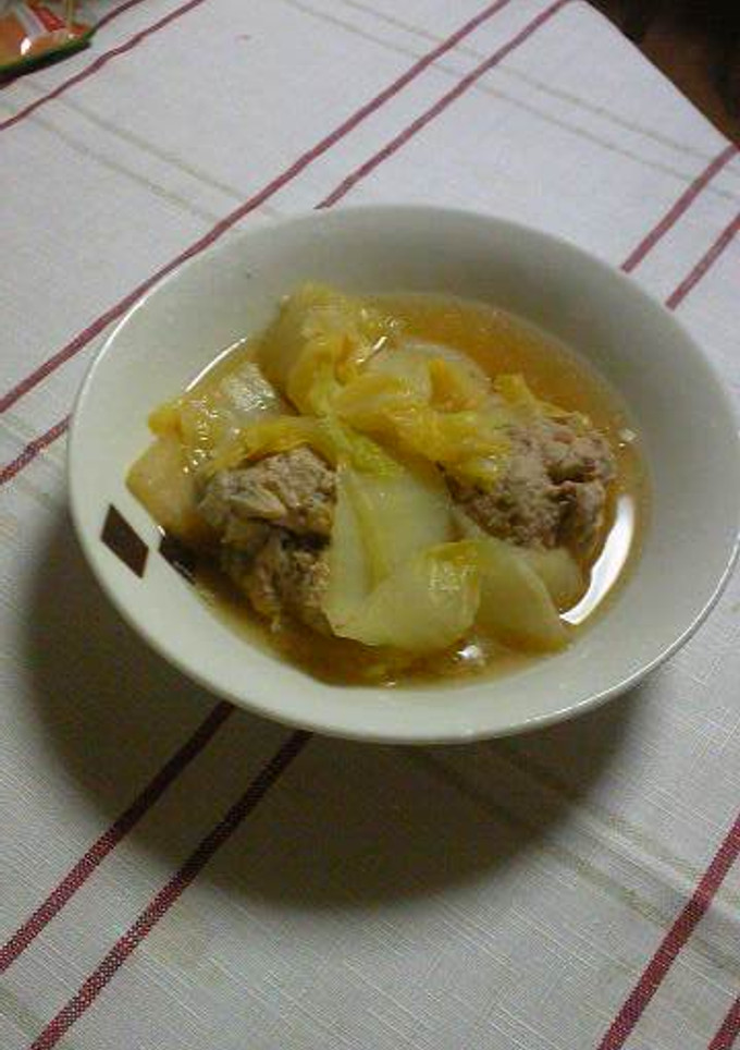 白菜と肉だんごの中華風煮-レシピのメイン写真