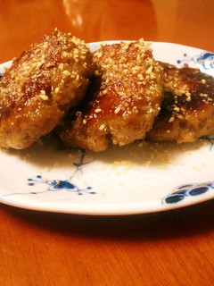 てりやき蓮根ハンバーグ-レシピのメイン写真