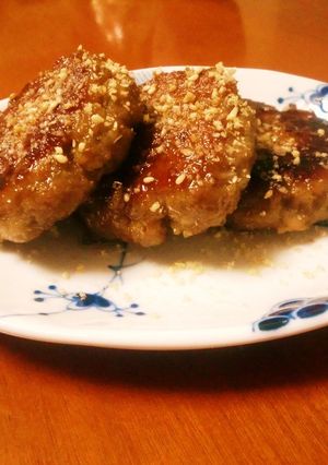 てりやき蓮根ハンバーグ-レシピのメイン写真