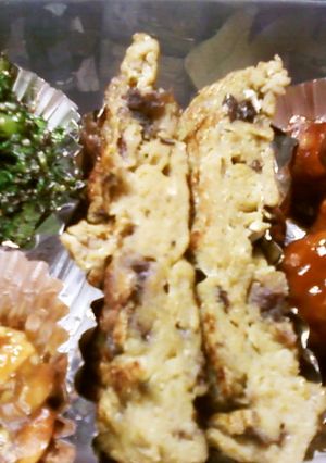 お弁当にあんことお醤油の玉子焼き-レシピのメイン写真