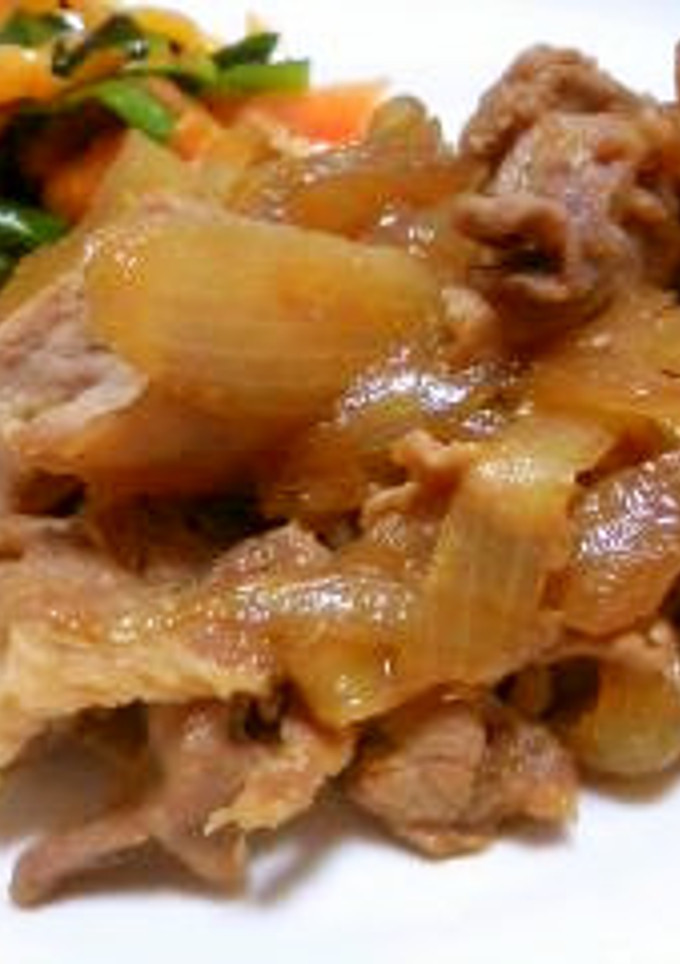 豚薄切り肉で簡単生姜焼き？生姜煮？-レシピのメイン写真