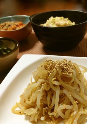 安い！早い！簡単！〜もやしのごまラー油〜-レシピのメイン写真
