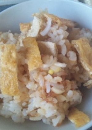 栄養満点！薄揚げおかかご飯♪-レシピのメイン写真