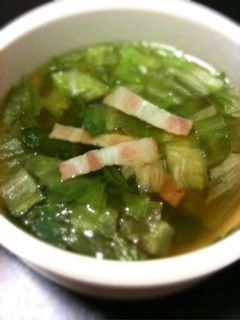 簡単!レタススープ☆-レシピのメイン写真