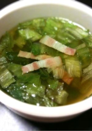 簡単！レタススープ☆-レシピのメイン写真