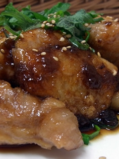 カリカリ鶏もも肉on梅の甘酢ソース-レシピのメイン写真
