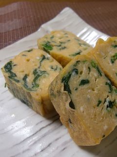 卵焼き★ほうれん草入れちゃった-レシピのメイン写真