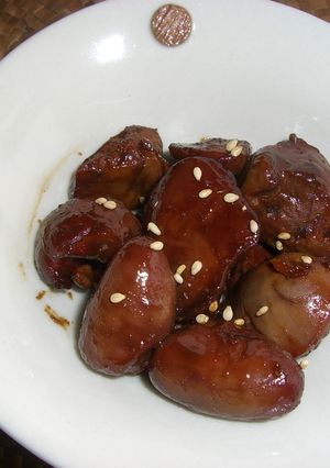 ☆鶏レバー・ハツのワイン煮☆　-レシピのメイン写真