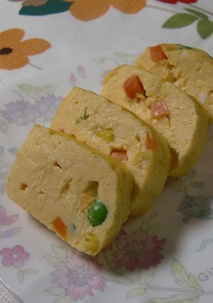 カラフルな卵焼き-レシピのメイン写真