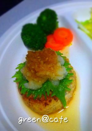 絶品*蓮根豆腐ハンバーグ-レシピのメイン写真