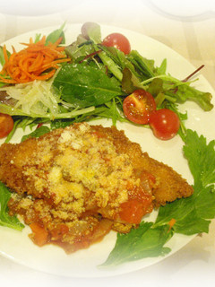 チーズinポークカツレツ♥トマトソース-レシピのメイン写真