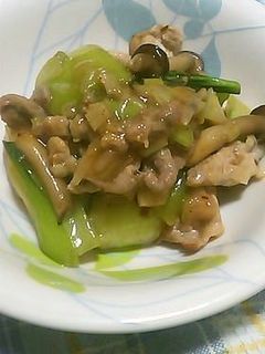 豚肉と青梗菜のねぎ塩炒め-レシピのメイン写真
