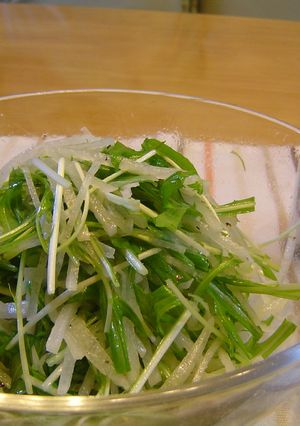 クレイジーソルトで大根と水菜のサラダ-レシピのメイン写真