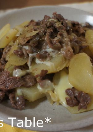☆。牛肉とポテトのチーズ焼き。☆-レシピのメイン写真