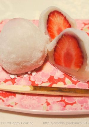 レンジで簡単♪いちご大福-レシピのメイン写真