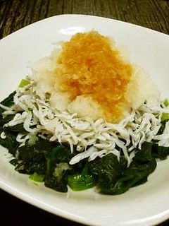 ほうれん草としらすのおろし和え-レシピのメイン写真