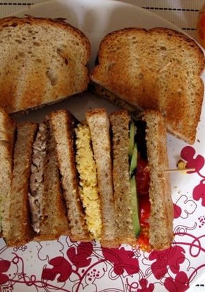 自宅でカフェサンド☆エッグサンド編☆-レシピのメイン写真