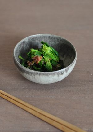 菜の花の黒酢和え-レシピのメイン写真