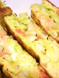 ふわふわキャベツの玉子焼き-レシピのメイン写真