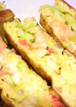ふわふわキャベツの玉子焼き-レシピのメイン写真