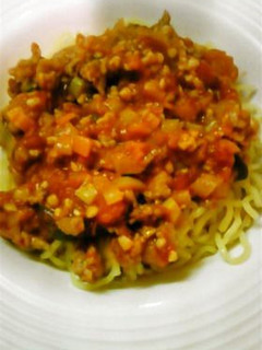 納豆トマトジャージャー麺-レシピのメイン写真