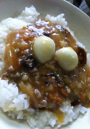 レトルト中華丼にひと手間プラス-レシピのメイン写真