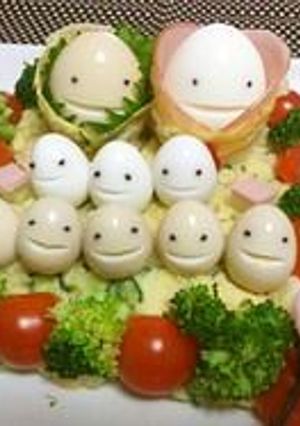 たまごちゃんのひな祭り♪2011年♪-レシピのメイン写真