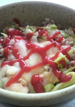 主婦ランチ☆イタリアン納豆丼-レシピのメイン写真