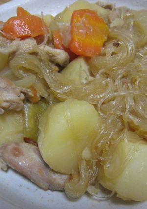 肉じゃがの脇役は・・・春雨に決まり！-レシピのメイン写真