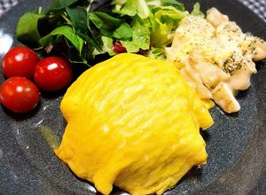 ミートソースの残りdeオムライス-レシピのメイン写真
