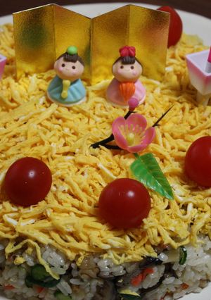 もっと簡単‼ちらし寿司ケーキ-レシピのメイン写真