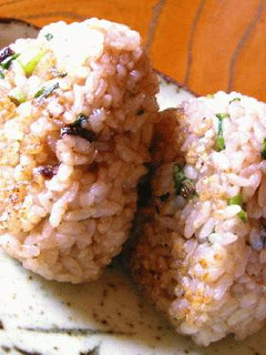 焼きおにぎり<塩辛>-レシピのメイン写真