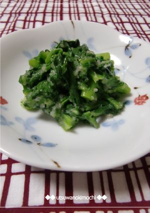 春爛漫★菜の花のりんご和え-レシピのメイン写真