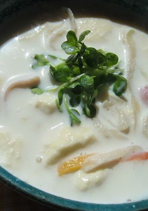切干大根と豆腐の食べるスープ～牛乳仕立て-レシピのメイン写真