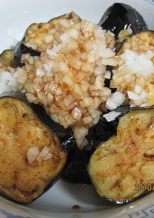 玉ねぎ醤油かけ揚げ茄子-レシピのメイン写真