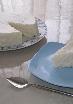 卵白消費♪ゼラチンでチーズケーキ-レシピのメイン写真