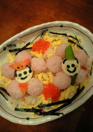 おひな様寿司-レシピのメイン写真