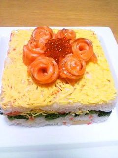 簡単 ケーキ寿司-レシピのメイン写真