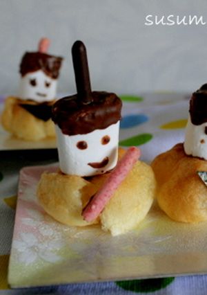 ひなまつり簡単可愛い♡お菓子でひな人形♡-レシピのメイン写真