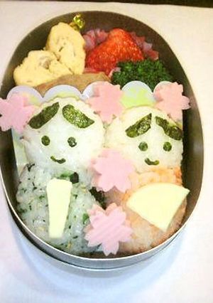 おひなさま弁当-レシピのメイン写真