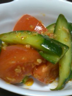トマト嫌いに!トマトの食べるラー油和え-レシピのメイン写真
