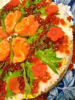 お雛祭りの愛情ケーキ寿司❤-レシピのメイン写真